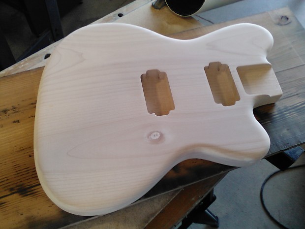 WhiteSquirrel Ibanez Talman Style 2 piece alder body 2017 unfinished