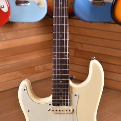 Schecter Traditional Route 66 Saint Louis SSS Aged White Lefty imagen 8