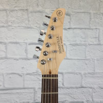 Nashville Guitar Works 120 Single Cutaway - Red,  Rosewood Fretboard image 4