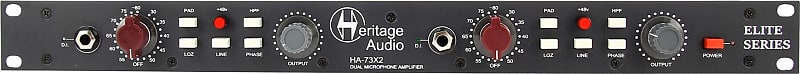 Heritage Audio HA73X2 Dual-Channel Full Rack Mic Pre image 1