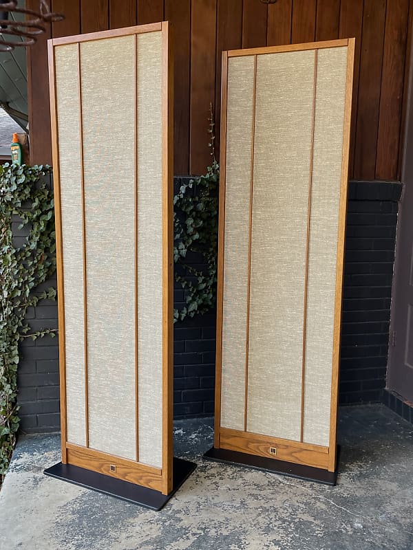 Magnepan Magneplanar MG-IIB 1970s - Oak  			