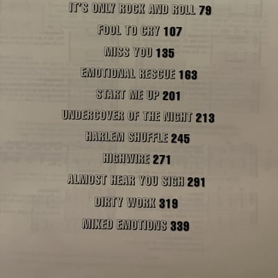 The Rolling Stones - Classics Volume Two Off The Record - Guitar Tab / Tablature Book image 3