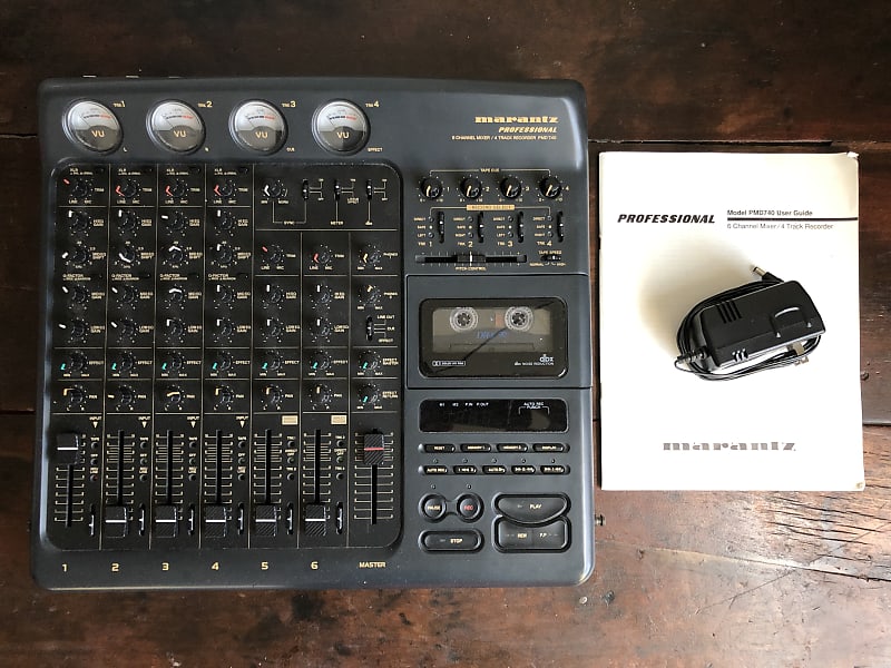 Marantz PMD 740 4-track cassette recorder Black image 1