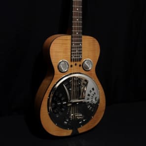 Dobro Hound Dog Deluxe Round Neck Acoustic-Electric Resonator Guitar image 8