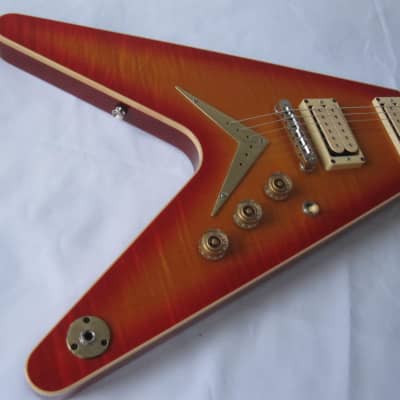 Dean USA V 1977 Trans Cherryburst Ltd Run 35 Pc #7 of 35 with Dean case certificate of authenticity image 14