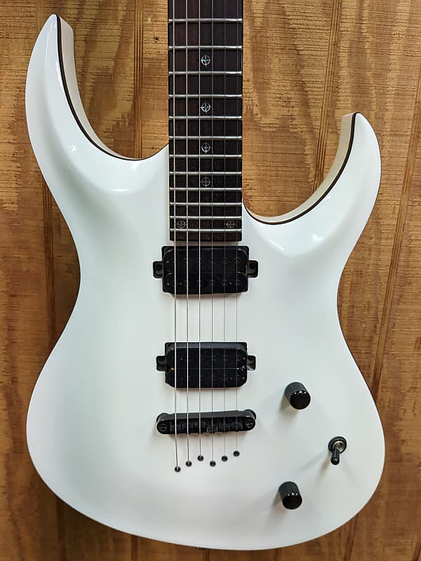 Washburn HM Series Renegade White *Pro Setup Included!* | Reverb