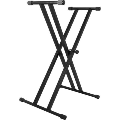 NEW On Stage KS7191 Classic Double-X Keyboard Stand image 1
