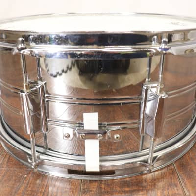 Pearl Export 6.5x14" Chrome Steel Shell Snare Drum #2 image 7