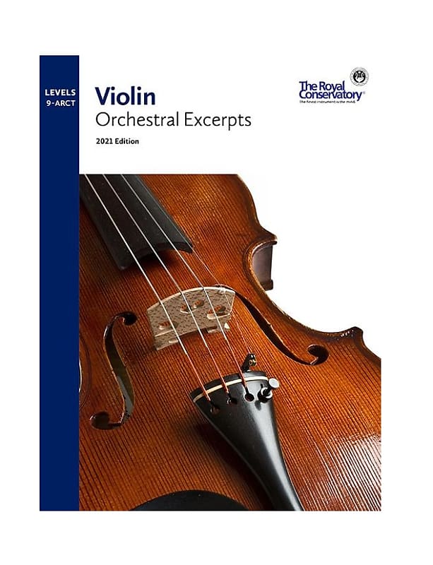 RCM 2021 Edition Violin Orchestral Excerpts Levels Reverb Canada