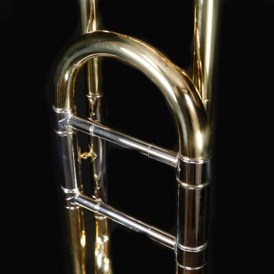 Bach 42BOG Stradivarius Profess Tenor Trombone F Rotor Open Wrap Gold Brass Bell image 7
