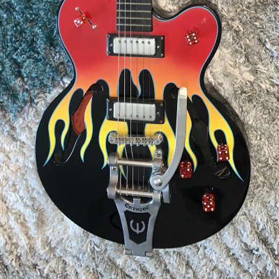 Epiphone Flamekat flame kat Electric guitar 0HSC for sale