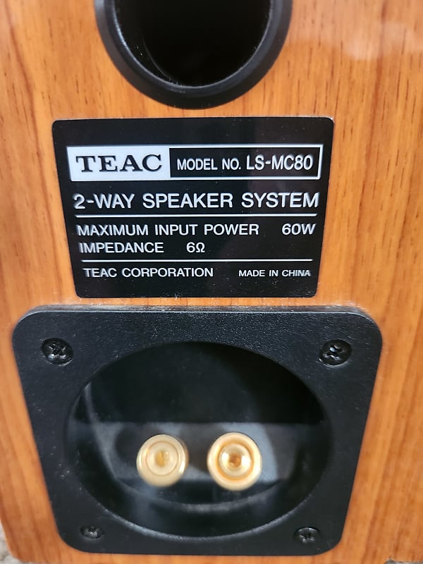 TEAC TEAC LS-MC80 bookshelf speakers. 90s | Reverb