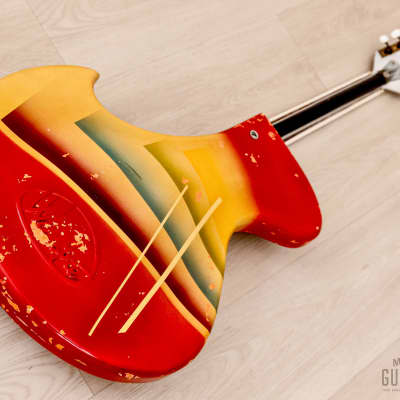 1960s Wandré Rock Oval Vintage Aluminum Neck Guitar w/ Case, Italy image 15