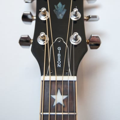 Epiphone SQ-180 Don Everly Model Acoustic Guitar 1990 open book headstock tortoise shell pick guard image 6
