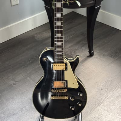 80’s burny LesPaul custom 日本製フルカスタムエイジド Burny Les Paul Custom 1980s Black Beauty MIJ CIJ Made In