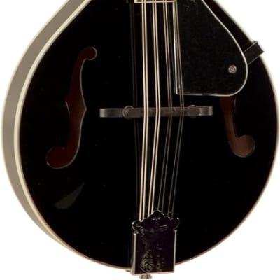 Savannah #SA-100BK A Style Mandolin in a Black Finish w Compensated Bridge image 1