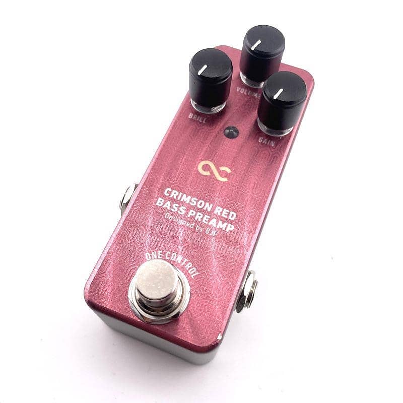 【USED】One Control CRIMSON RED BASSPREAMP One Control Used Crimson Red Bass Preamp | Reverb