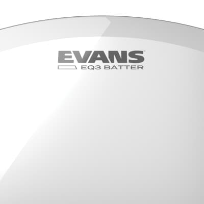 Evans EQ3 Clear Bass Drum Head, 22 Inch image 2