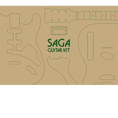 Saga Deluxe Electric Guitar Kit – Single Cutaway LC-10 image 5