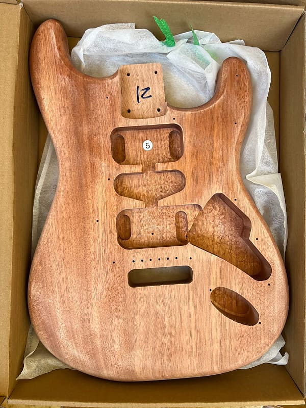 Mahogany 2024 guitar body