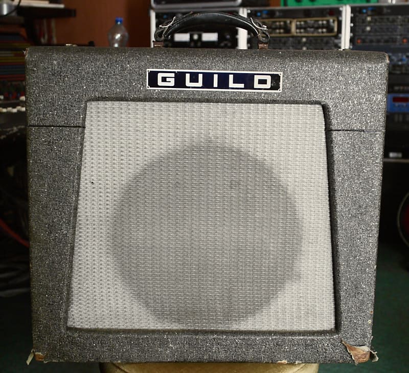 Guild Vintage 66-J 1 X 12" 1960's Combo 1960's Original dark grey tolex image 1