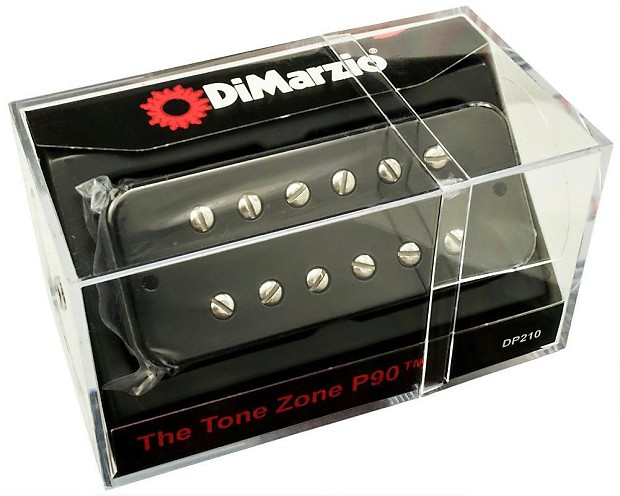 DiMarzio DP210BK The Tone Zone P-90 Soap Bar image 1