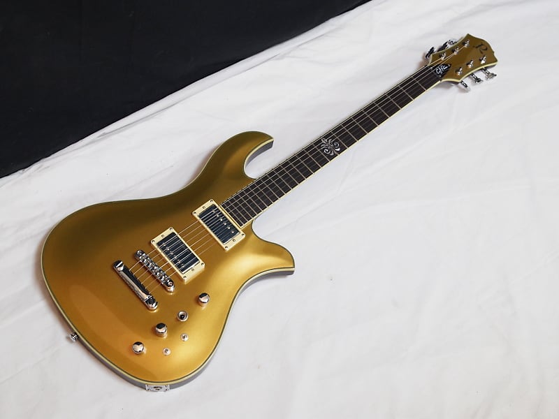 BC RICH C.J. PIERCE Signature Pro X Eagle GUITAR Gold w/ CASE - Duncan  pickups