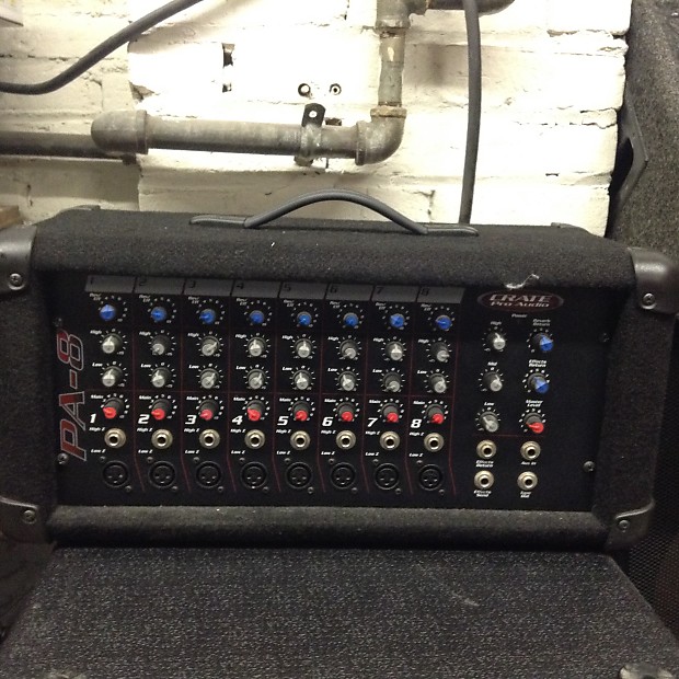 Crate PA8 Powered Mixer Reverb