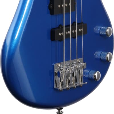 Ibanez GSR Mikro Compact 4-String Electric Bass Starlight Blue image 4