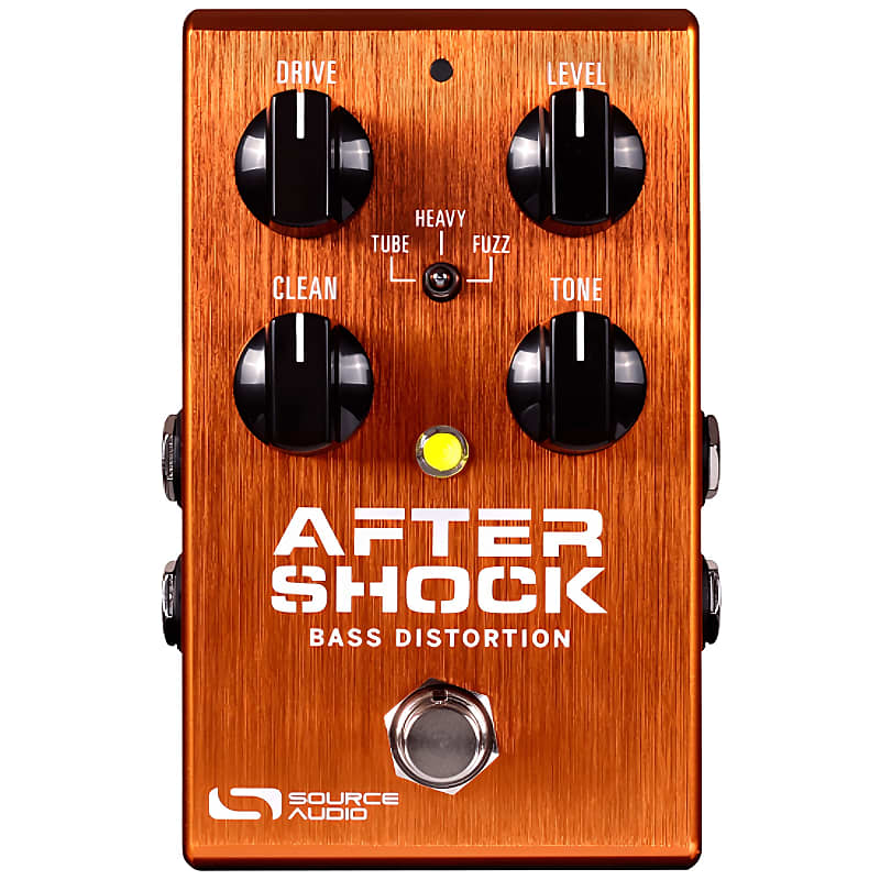 Source Audio Aftershock Bass Distortion 2010s - Orange image 1