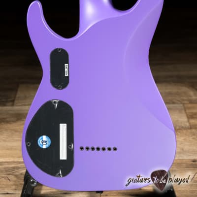 ESP LTD SC-607 Stephen Carpenter 7-String Baritone Guitar w/ Case – Purple Satin image 7