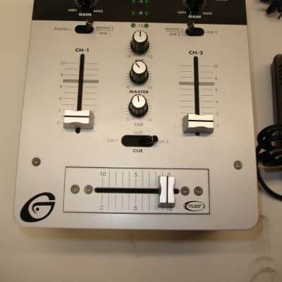 Gemini PMX-350 Stereo Mixer Dual CDJ-15 CD Players PM-100 Active Speakers