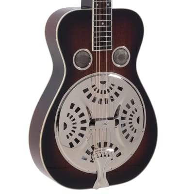 RR-60-VS Recording King Professional Wood Body Squareneck Resonator, Mahogany image 4