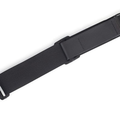 Levy's Right Height Guitar Strap with RipChord Quick Adjust; 3.25" Wide Neoprene (MRHNP3-BLK) image 2
