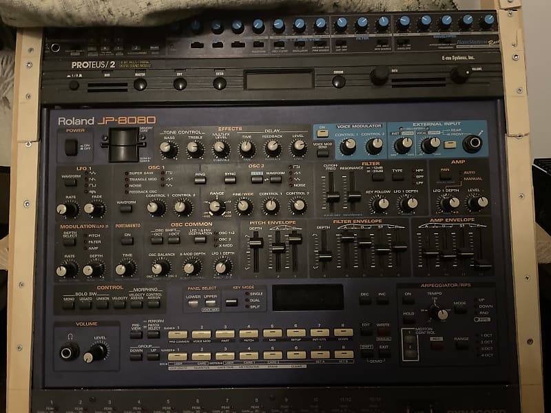 Roland JP-8080 Synthesizer Module 1998 - 2002 - Black image 1
