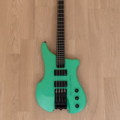 1990s Blaster Licensed by Philip Kubicki Ex Factor Headless Electric Bass  Seafoam Green, Japan | Reverb