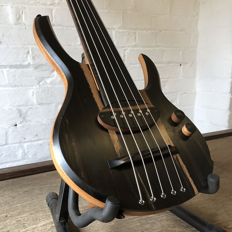 Letts Woden 29” fretless 5 string bass Mahogany/Ebony Handcrafted in the uk 2023 image 1