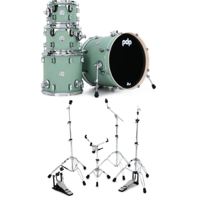 PDP Spectrum 5-piece Shell Pack and Hardware Bundle - Red | Reverb