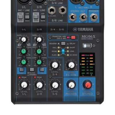 Yamaha MG06X 6 Channel Stereo Mixer with Effects image 2
