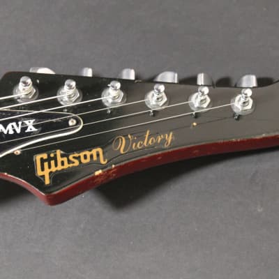 1981 Gibson Victory X MV-10 with Stopbar Tailpiece - Candy Apple Red image 12