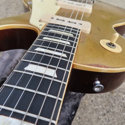 GIBSON LES PAUL early 1956 GOLDTOP matched pot dates 1345542 PLAYER! VIDEO!! image 6