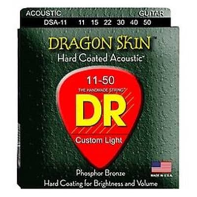 DR DR DSA-11 Cordes guitare folk dragon skin 11-50 image 1