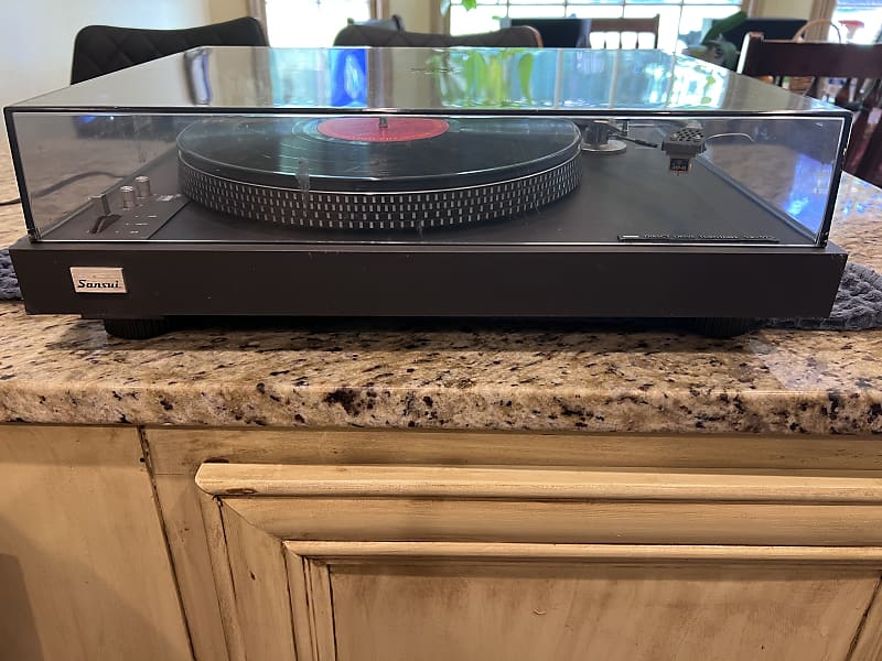 Sansui SR-525 Direct Drive Manual Turntable  			