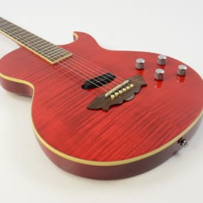 Washburn Sammy Hagar Red Rocker RR-100 Trans Red Acoustic/Electric w/OHSC image 7