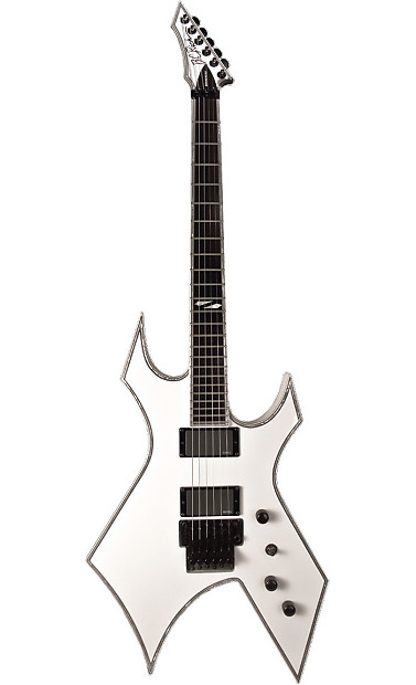 BC Rich NJ Warlock Deluxe Electric Guitar Pearl White EMG 81