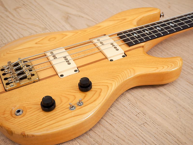 1980 Aria Pro II Tri-Sound TSB-650 Natural Vintage Electric Bass Guitar  Japan