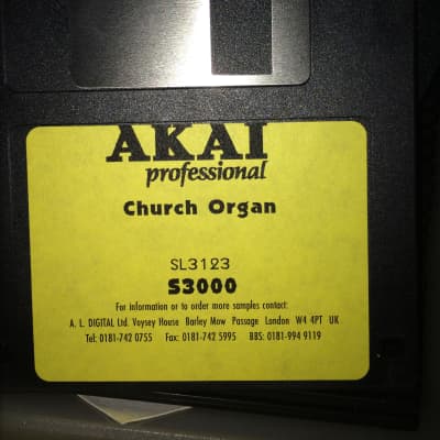 Akai Library Digital S3000, S3000xl, S1000, S1100  3.5' Disks