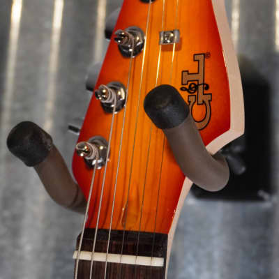 G&L USA Legacy RMC HSS Cherry Sunburst Rosewood Satin Neck Guitar & Case #6038 image 5