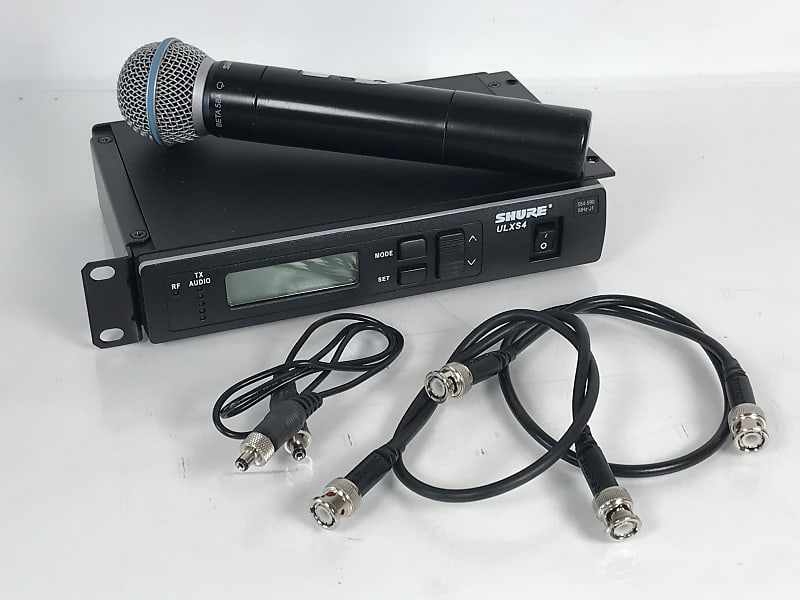Shure ULXS4-J1 Wireless System ULX2 Microphone w/ SM58 J1 554-590MHz image 1