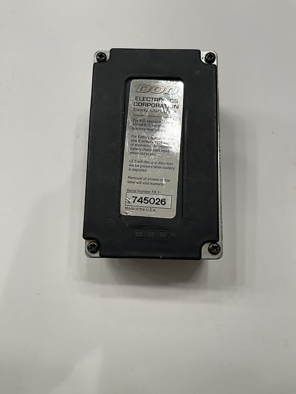 DOD FX100 Even Harmonic Overdrive